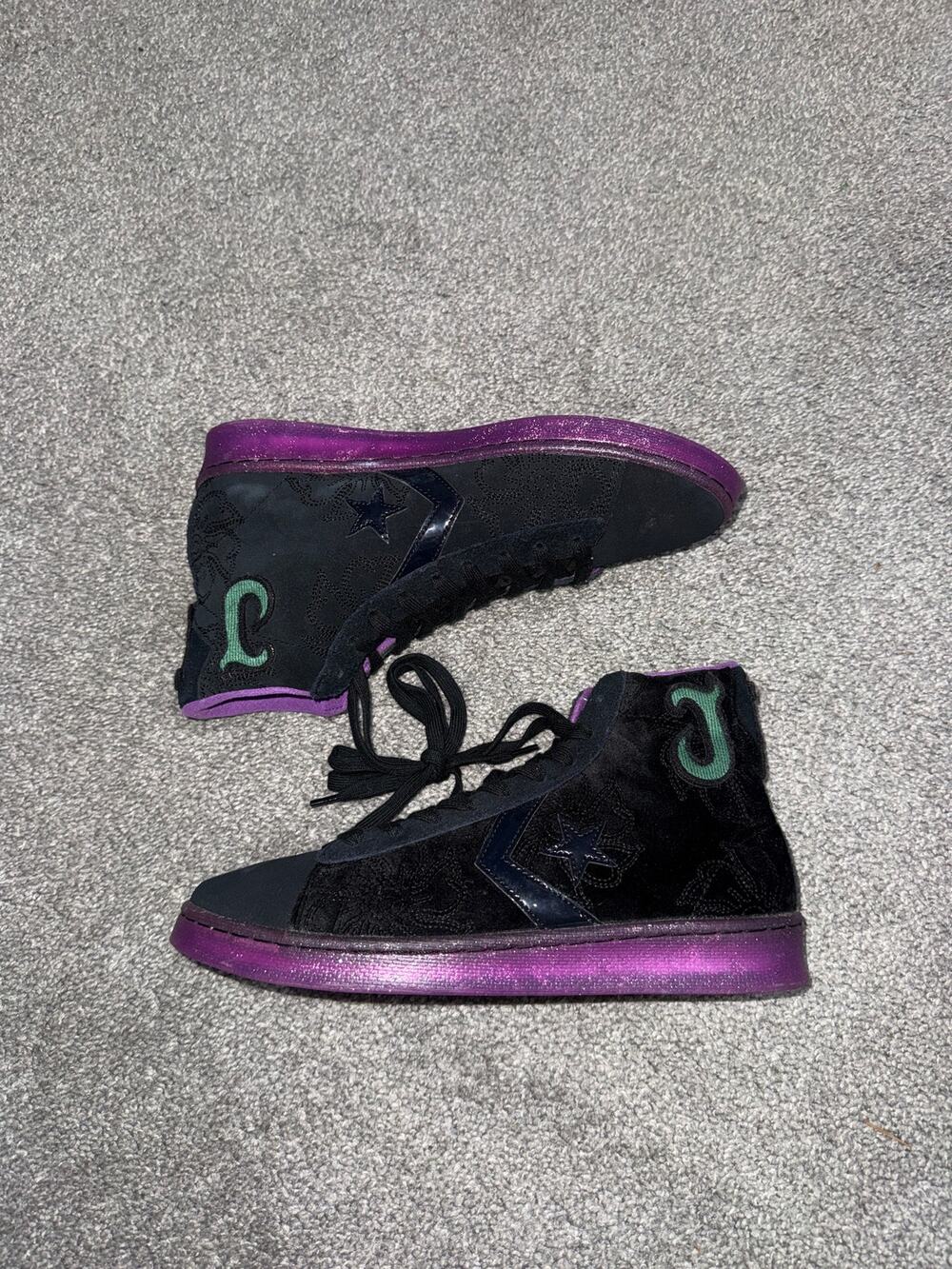 Converse x Joe Freshgoods Pro Leather sneakers in Black Purple men's size 9 NEW